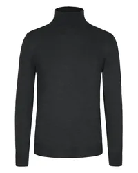 Gran Sasso Rollkragenpullover aus Merinowolle Schwarz