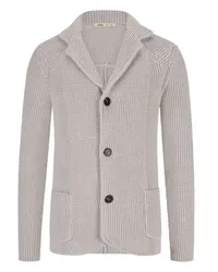 Maurizio Baldassari Robuste Strickjacke aus reiner Schurwolle Beige