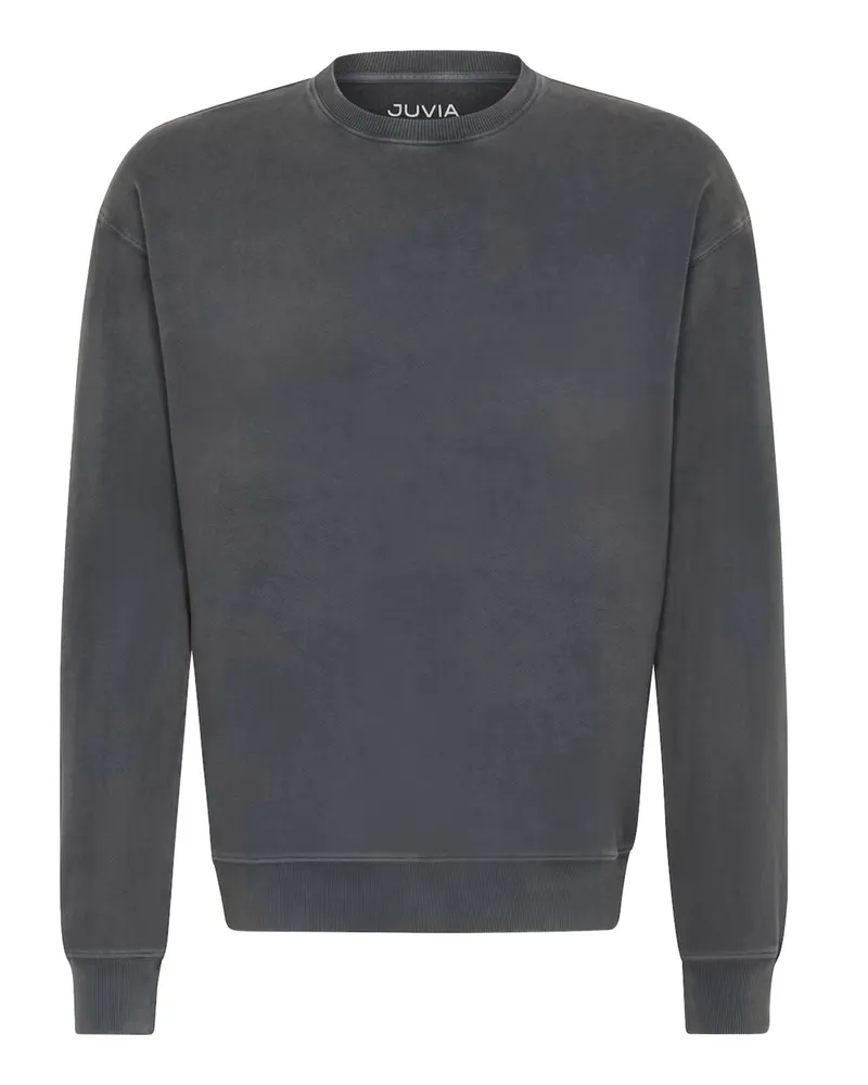 Juvia Sweatshirt in Washed-Optik Anthrazit