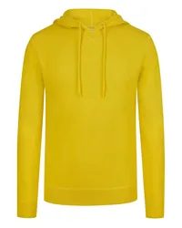 ECKERLE Leichter Feinstrick-Hoodie aus Kaschmir Gelb