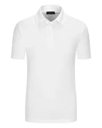 Phil Petter Softes Poloshirt in Viskose-Stretch-Qualität Weiß