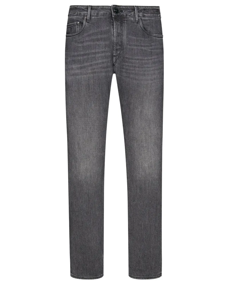 Handpicked Jeans Ravello in Washed-Optik, Slim Fit Grau