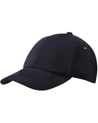 Paul Smith Cap aus Veloursleder mit Streifen-Akzent Marine