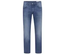 Softe Jeans Jack mit Iconic-Stretch und Used-Optik, Regular Fit