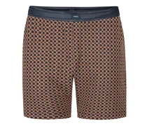 Gemusterte Pyjama-Shorts aus Baumwolle