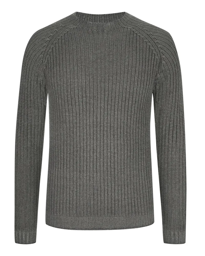 Filippo de Laurentiis Pullover aus extra feiner Merinowolle Taupe