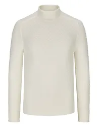 Phil Petter Pullover aus Merinowolle mit hohem Stehkragen Offwhite