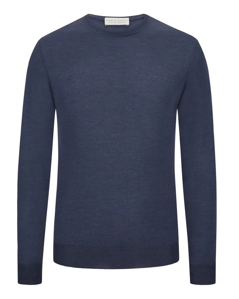 Filippo de Laurentiis Leichter Merino-Pullover Marine