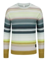 Paul Smith Leichter Sommer-Pullover mit Streifen und O-Neck Multicolor