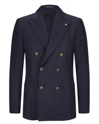 Tagliatore Zweireihiger Blazer aus Schurwolle Marine