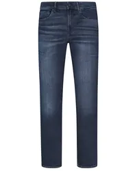 7 for all mankind Jeans Slimmy, Stretch, dezente Washed-Optik, Slim Fit Marine