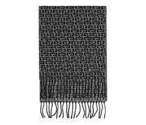 Schal aus Kaschmir und Wolle mit grafischem Muster