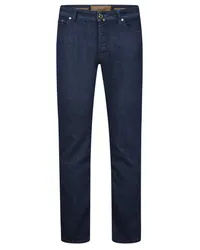 Jacob Cohën Limitierte Jeans Bard in Raw-Optik, Slim Fit Königsblau