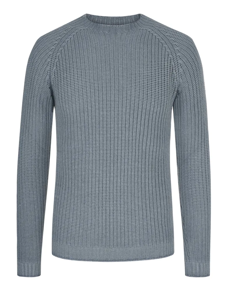 Filippo de Laurentiis Pullover aus extra feiner Merinowolle Hellblau