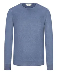 Gran Sasso Leichter Kaschmirpullover, Vintage-Optik Marine