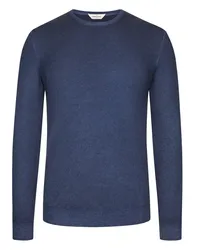 Gran Sasso Leichter Kaschmirpullover, Vintage-Optik Marine