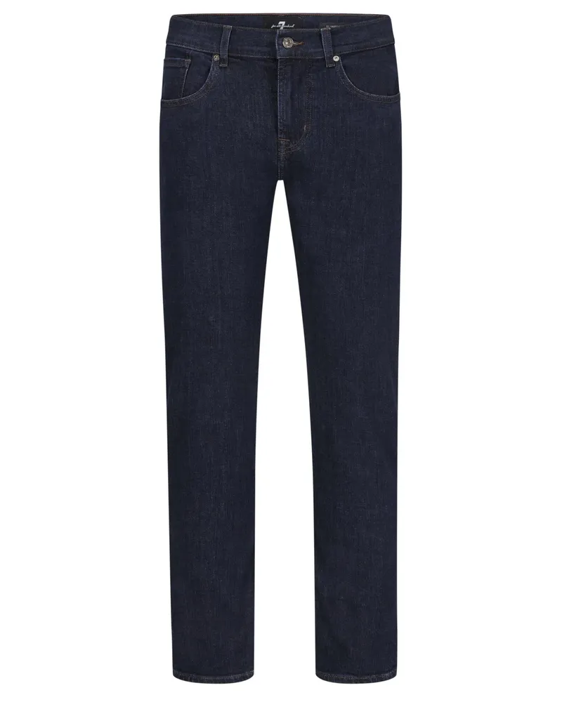 7 for all mankind Tapered Jeans in Raw-Optik, Modern Slim Marine