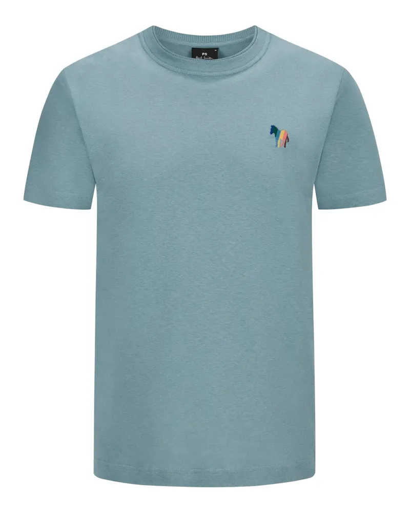 Paul Smith Softes T-Shirt mit Leinenanteil Mint