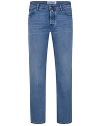 Jacob Cohën Jeans Bard in dezenter Washed-Optik, Slim Fit Hellblau