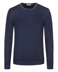 Gran Sasso Pullover aus Merinowolle in Vintage-Optik Marine