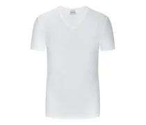 Unterhemd in Jersey-Qualität mit V-Neck, Stretch-Cotton