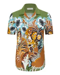 Tintoria Mattei Resortshirt mit Floral-Motiv Multicolor