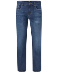 7 for all mankind Jeans Slimmy Washed-Look, Slim Straight Fit Mittelblau