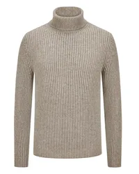 Gran Sasso Rollkragenpullover aus einem Wollgemisch Beige