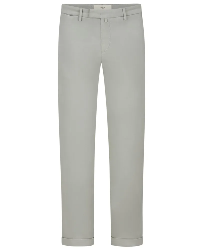 Briglia 1949 Chino mit Stretchanteil, Slim Fit Hellgrau