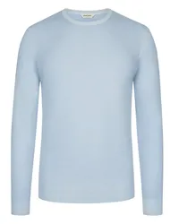 Gran Sasso Leichter Kaschmirpullover, Vintage-Optik Hellblau