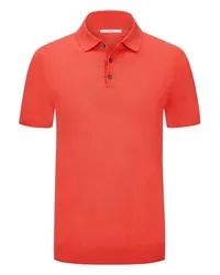 ECKERLE Poloshirt in Feinstrick-Qualität mit Seide Rot