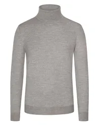 Gran Sasso Rollkragenpullover aus Merinowolle Hellgrau