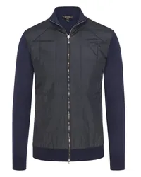 Belstaff Strickjacke mit gesteppter Vorderseite Marine