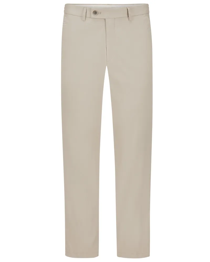 Hiltl Chino Trento mit 4-Way-Stretch, Slim Fit Beige