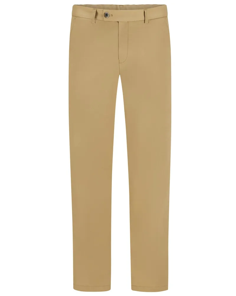 Hiltl Chino Trento mit 4-Way-Stretch, Slim Fit Beige