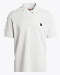 Parajumpers Piqué-Poloshirt mit Logo-Aufnäher Weiß