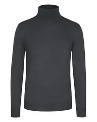 Gran Sasso Rollkragenpullover aus Merinowolle Grau