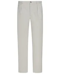 Incotex Modische Slacks Chino-Joggpant, Gabardine-Stretch Hellgrau