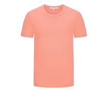 Unifarbenes T-Shirt aus Leinen in Jersey-Qualität