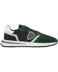 Philippe Model Sneaker mit Material-Mix-Details Tanne