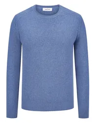 Gran Sasso Pullover aus Schurwolle und Kaschmir Mittelblau