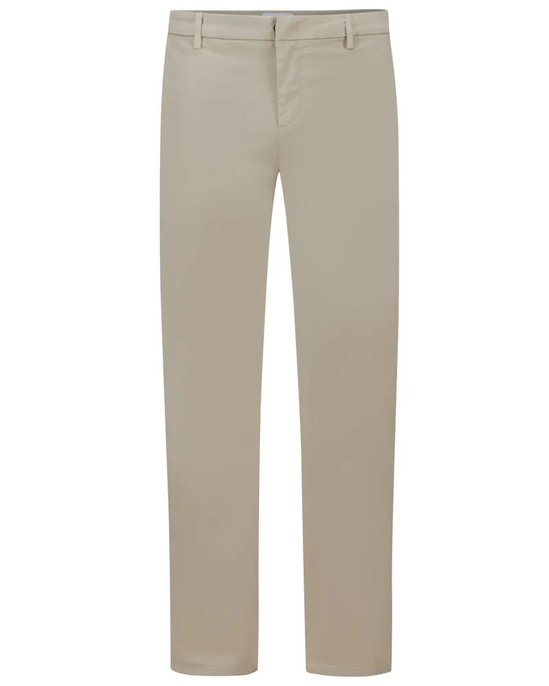 Dondup Chino in dezenter Satin-Optik Kreide