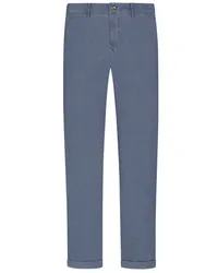 Incotex Chino mit Stretchanteil, Slim Fit Mittelblau