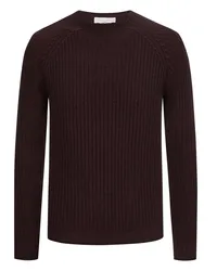 Filippo de Laurentiis Pullover aus extra feiner Merinowolle Bordeaux