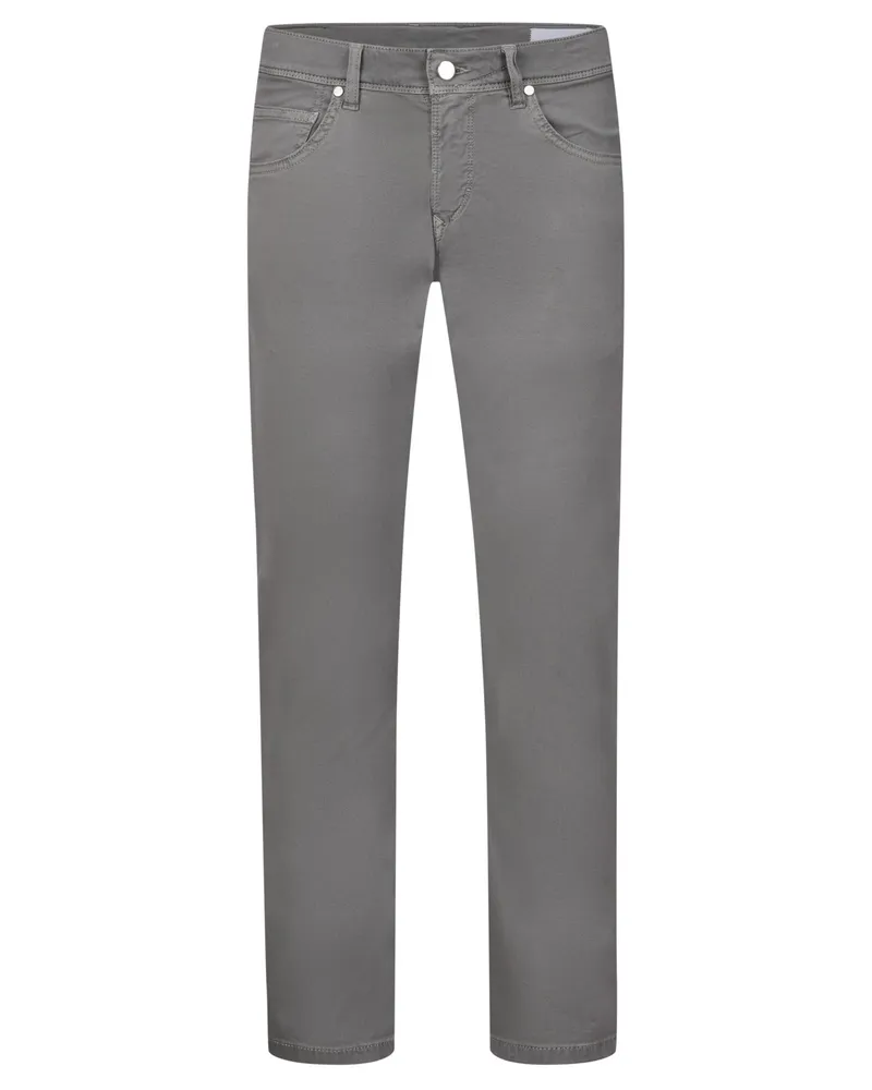 Baldessarini Softe 5 Pocket Hose Jayden mit Lyocell, Tapered Fit Grau