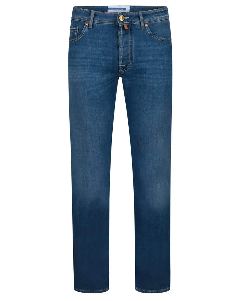 Jacob Cohën Jeans Bard (J688) mit Stretchanteil, Slim Fit Mittelblau