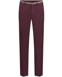 Mason's Chino Torino mit Kontraststreifen Bordeaux