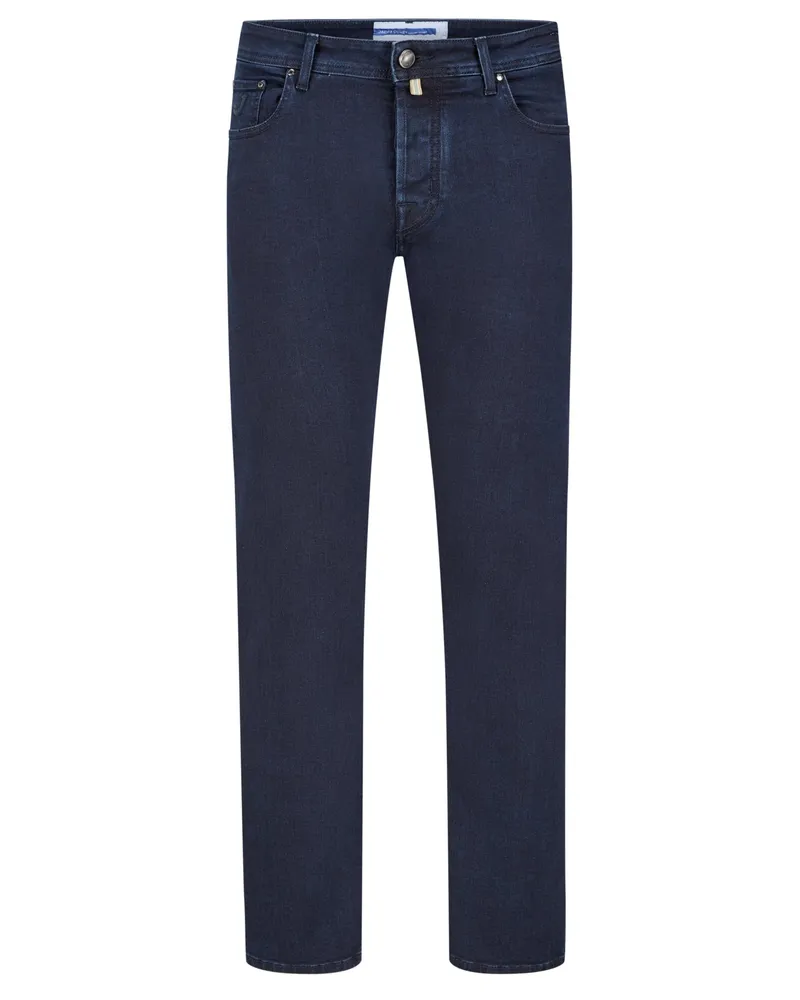 Jacob Cohën Jeans Bard in dezenter Washed-Optik, Slim Fit Marine