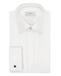 Eton Gala-Hemd mit Umschlagmanschette und verdeckter Knopfleiste, Slim Fit Weiß