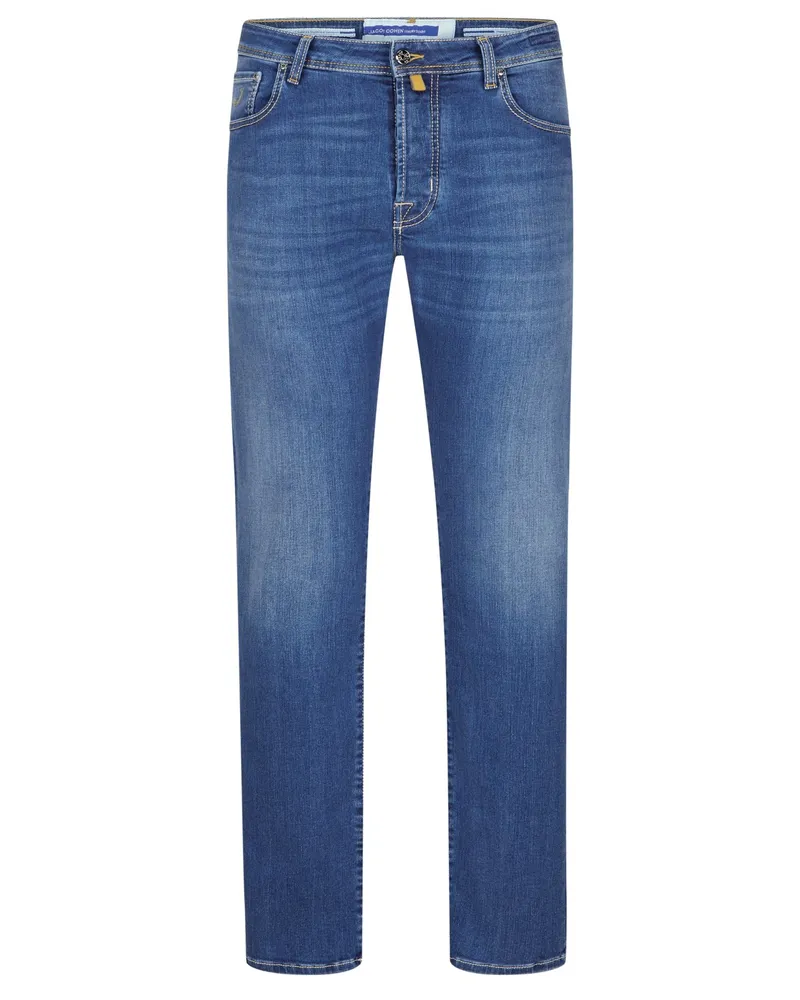 Jacob Cohën Hochwertige 5-Pocket Jeans mit Stretchanteil, Bard (J688 Königsblau